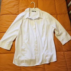 Apt 9 Blouse - White - XXL - Stretch
